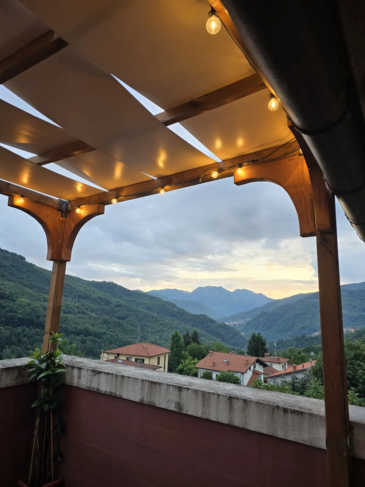 La sera, luci accese